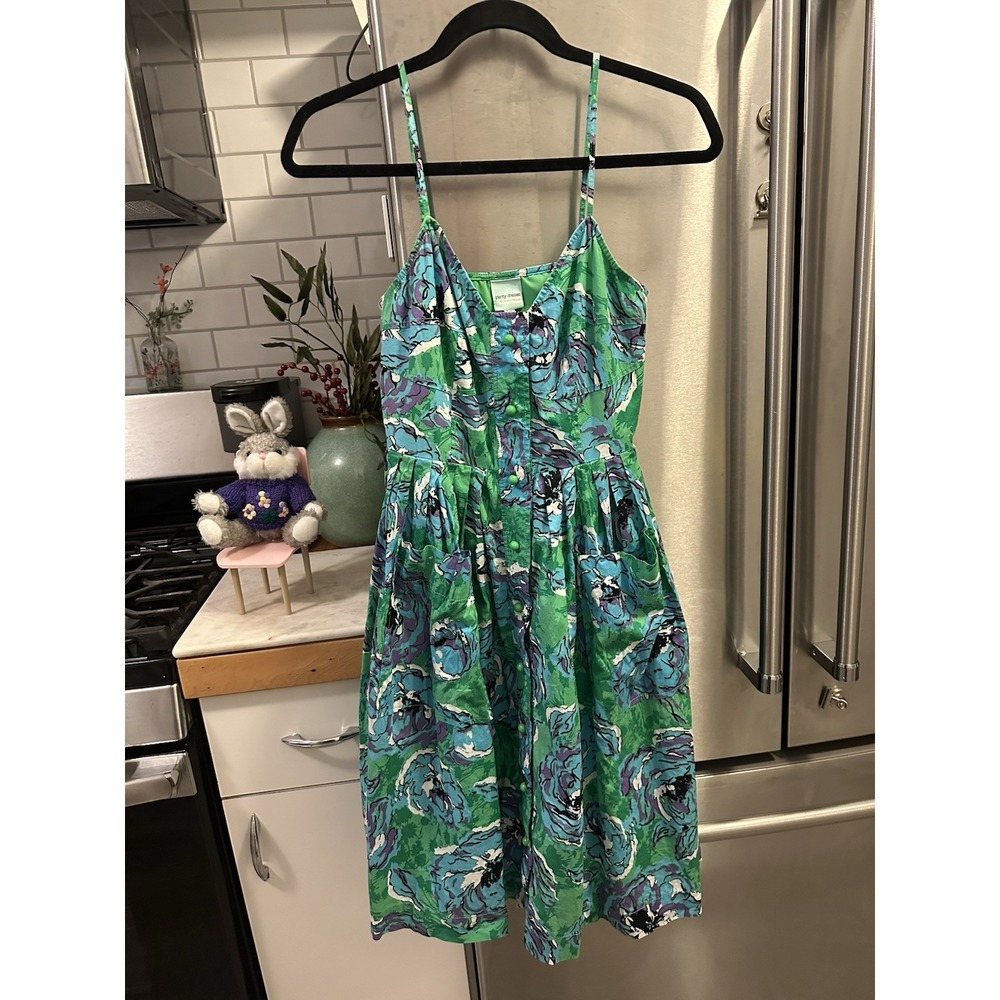 Anthro Tracy Reese Plenty "Kirby" Cotton Pocket Dress Sz6 Vacay Grad Brunch